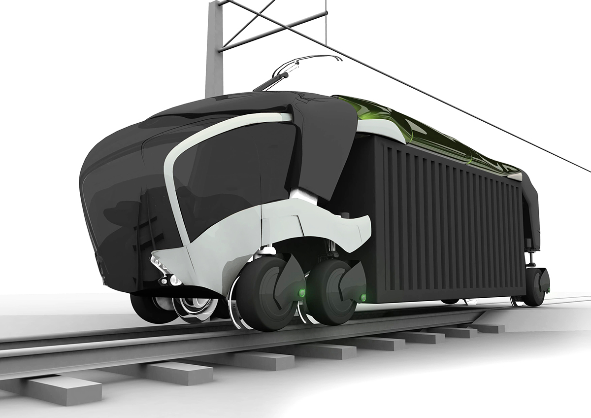 Efficient Transport Chiron Truck train railway transportation Sustainable algae fuel cell