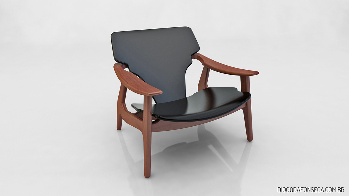 arm chair furniture 3D