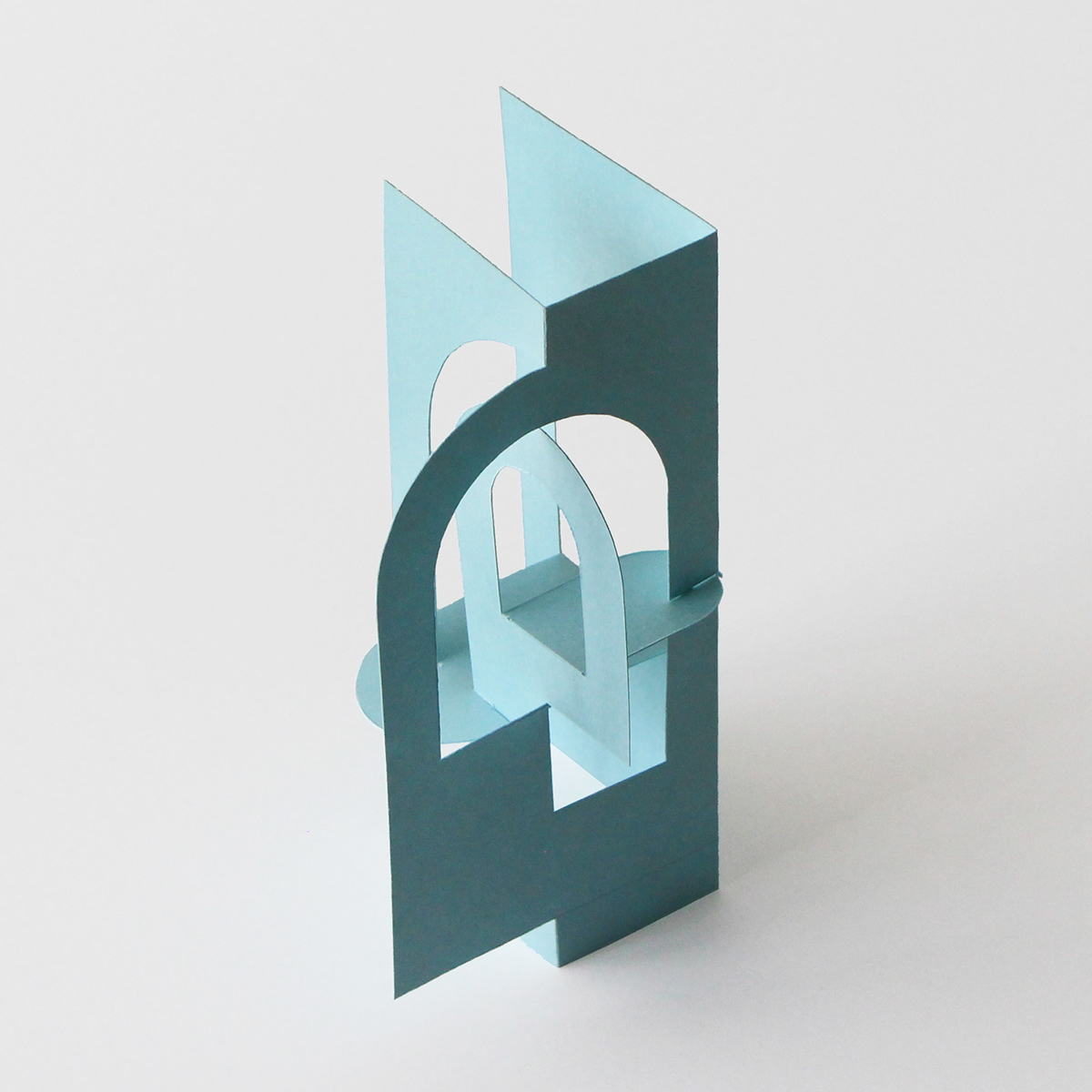 architecture cardstock cutting folding kirigami Miniature model paper papercraft papier