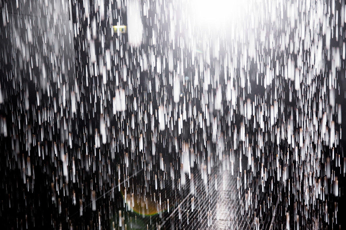 Rain Room by Random International Nick Dolding  rain