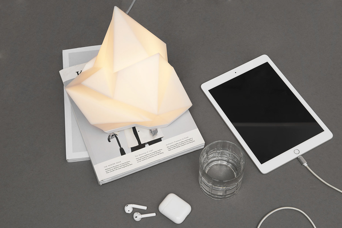 gantri iceberg light lighting 3d printing 3d printed tablet stand Stand Phone Stand