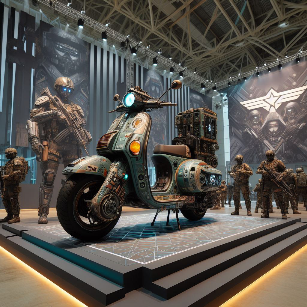 Military vehicle automotive   concept design Exhibition  AI design generator artificial intelligence autoshow