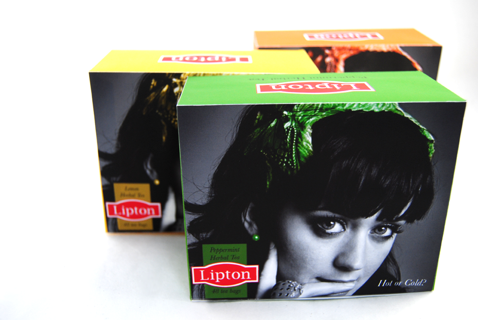 katy perry Lipton tea Packaging rebranding