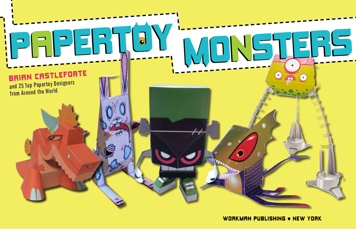 papertoy paper toy monsters toys papertoys paper toys paper craft fold pop outs kids children books book craft workman