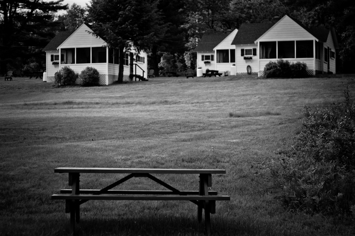 black and white Landscape new hampshire still life