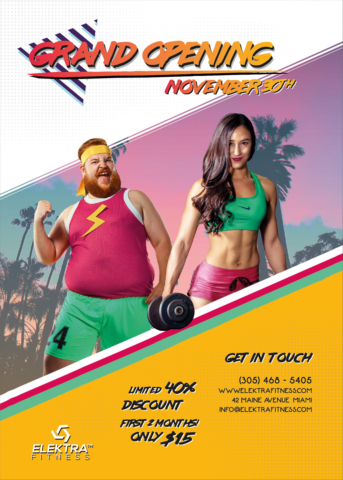 advertisement fitness graphic design  Poster Design