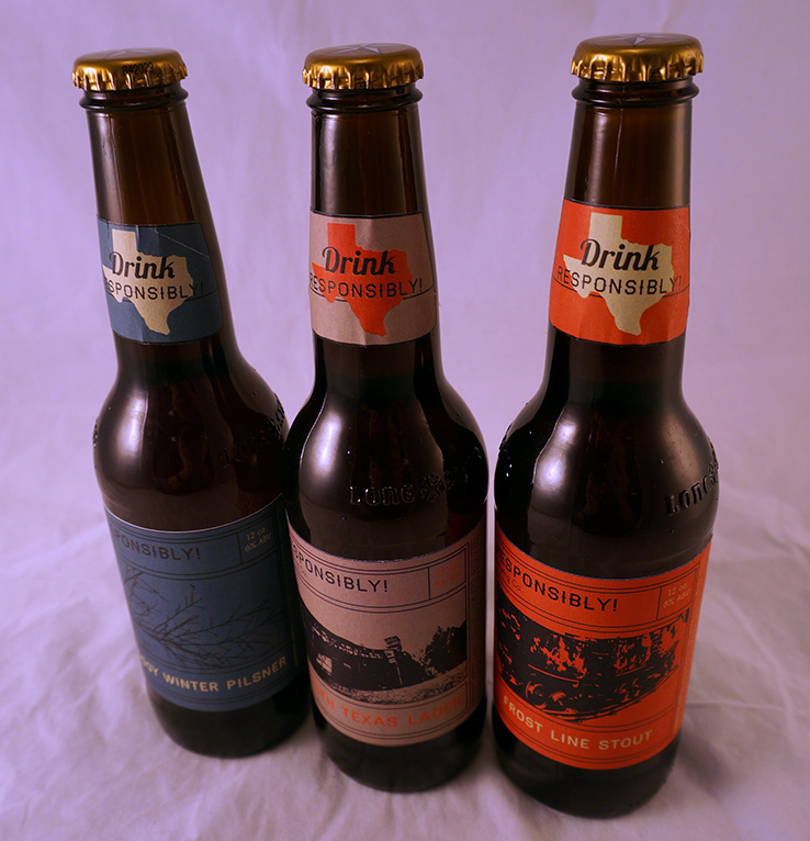 beer drink responsibly labels bottles