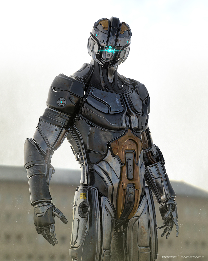 3D Cyborg robot