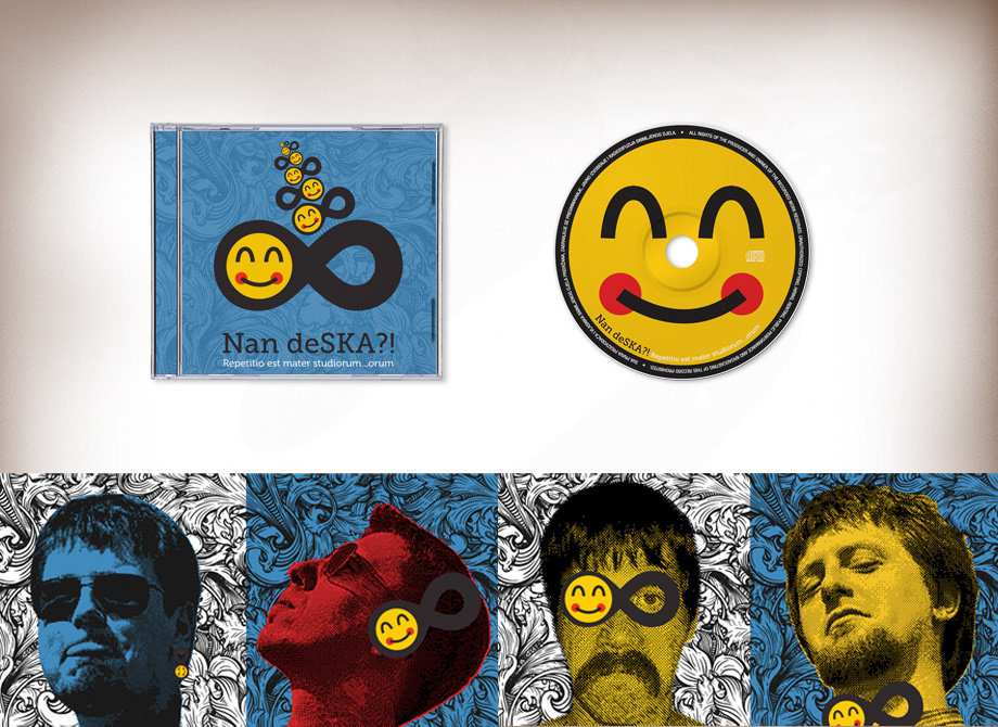 Nan deSKA?! album artwork CD booklet design CD Cover Design