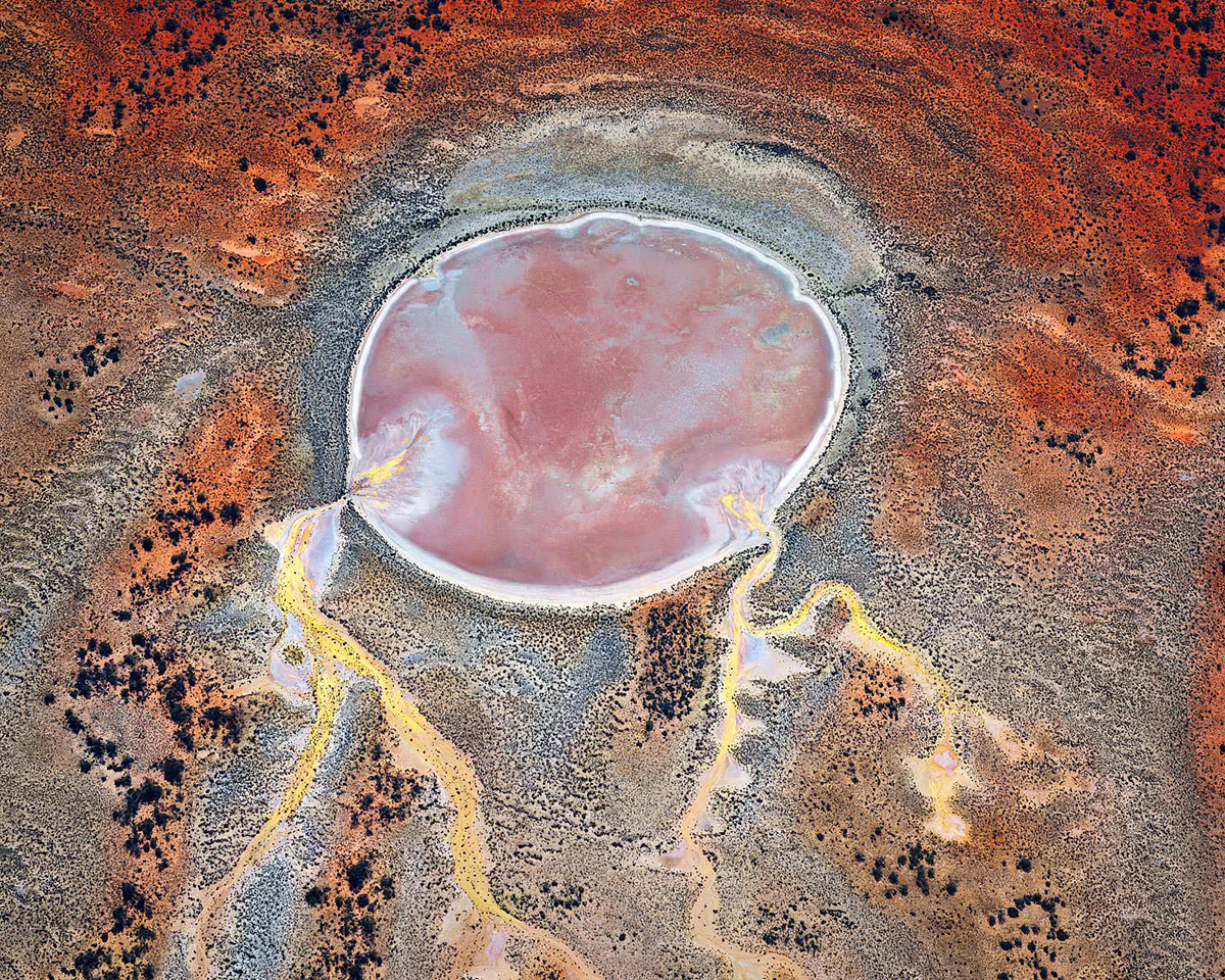 Australian landscapes Aerial Photography abstract west australia salt lake Salt