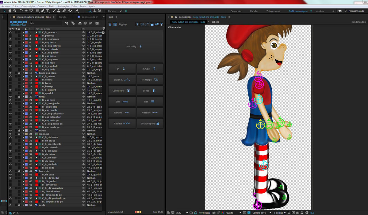 animação projeto de Ilustração personagem