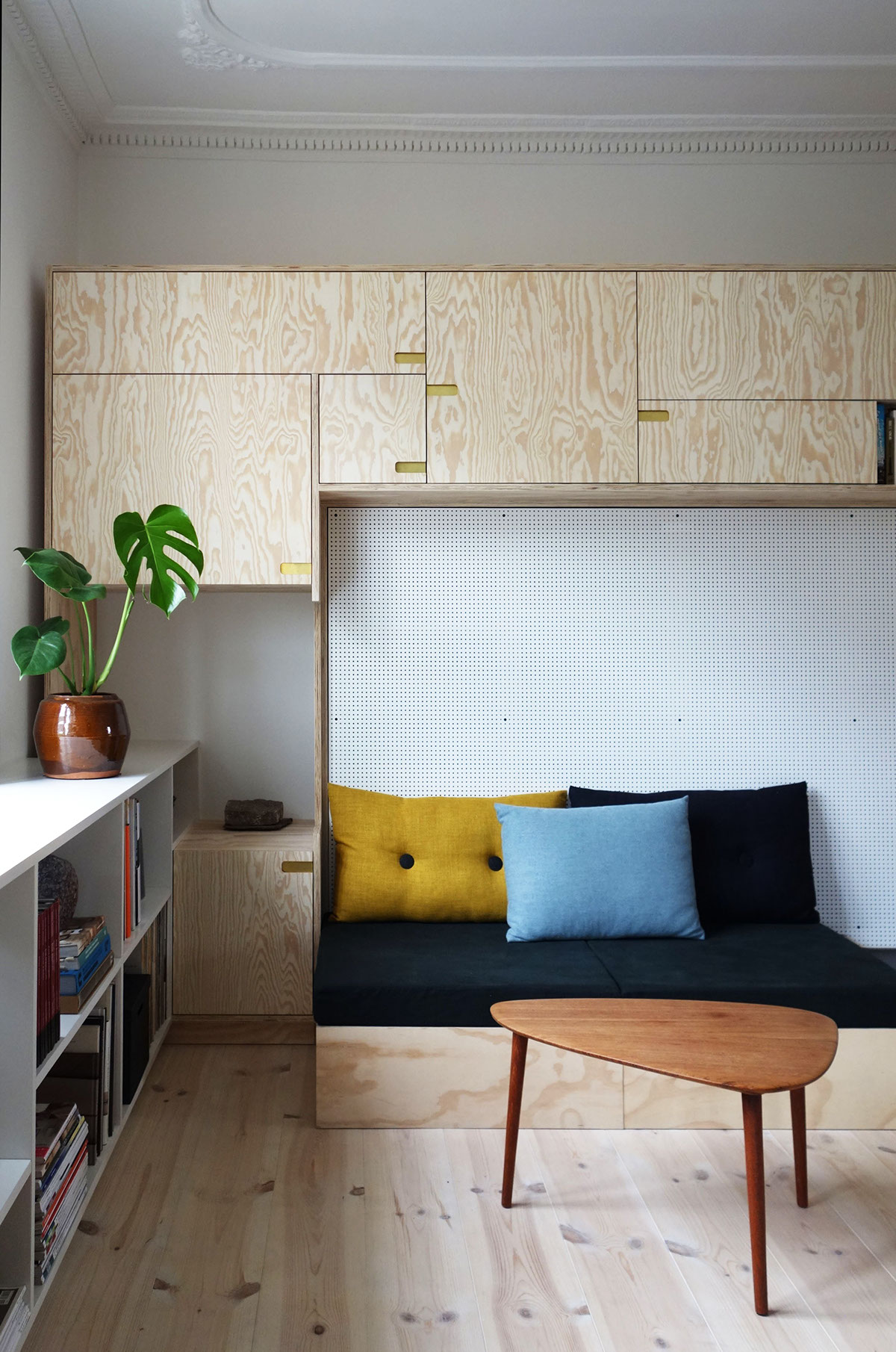 Murphey bed Built-In closet vægseng design furniture fold ud seng Interior plywood krydsfiner