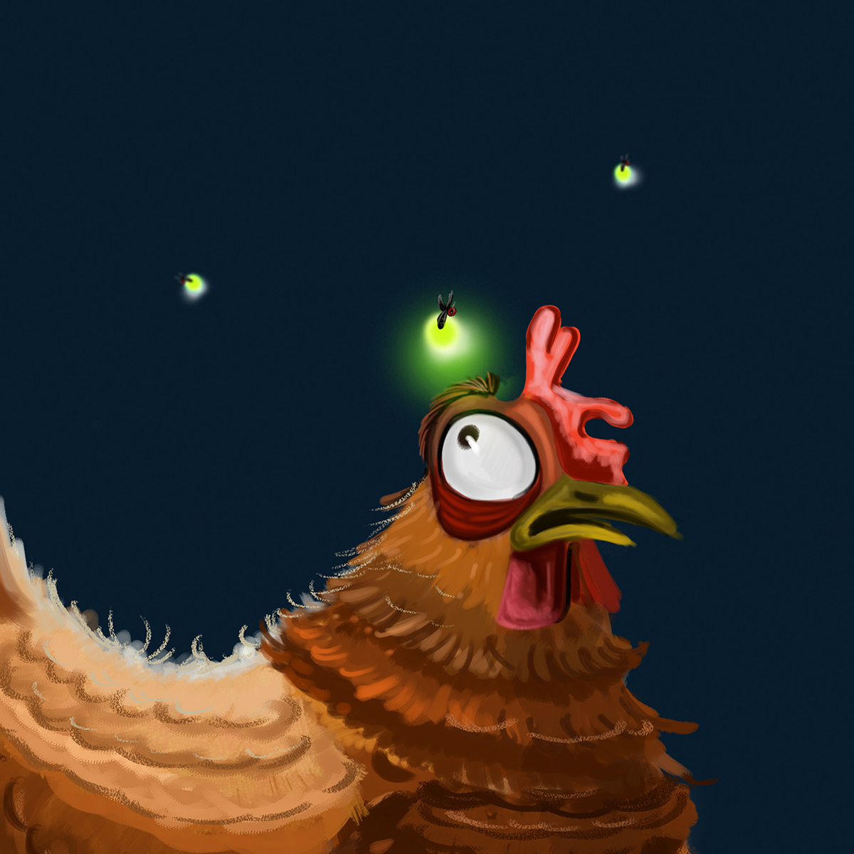 ILLUSTRATION  chicken Character design 