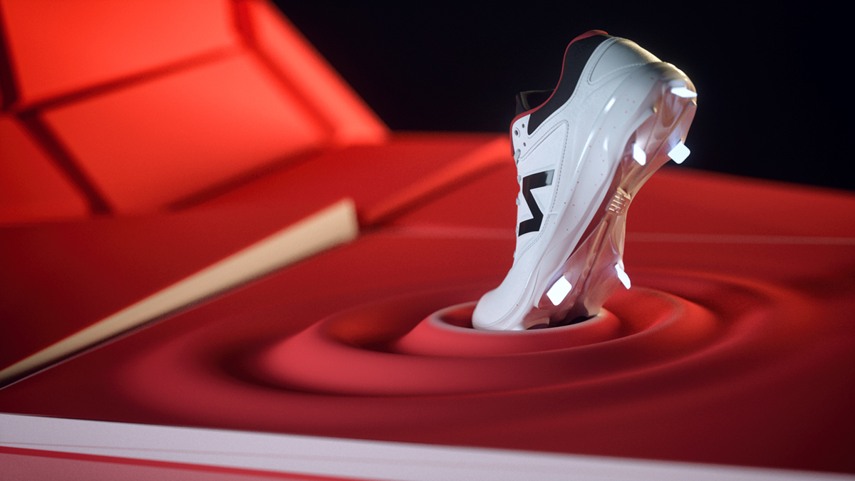 New Balance shoe c4d cinema4d 3D octane Render power fast sport 3d sport comfort