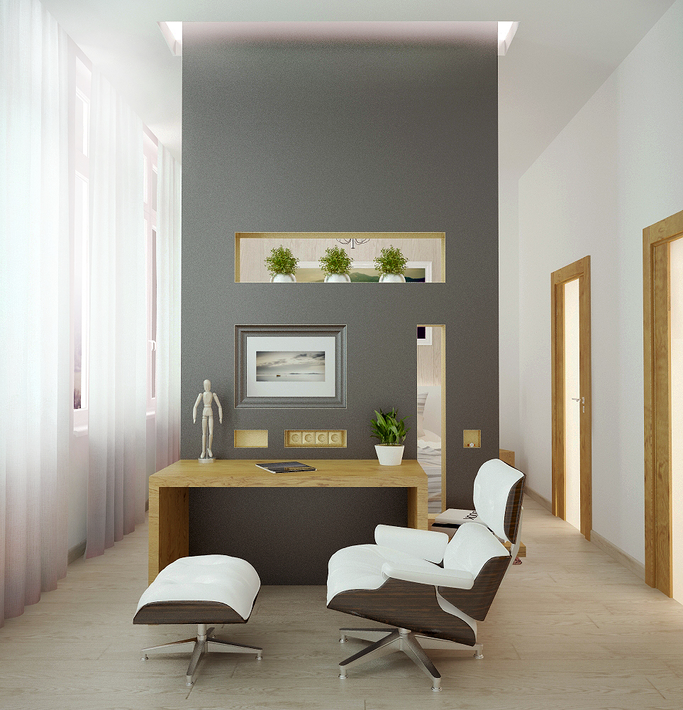 kitchen design dining room eco-minimalism apartment