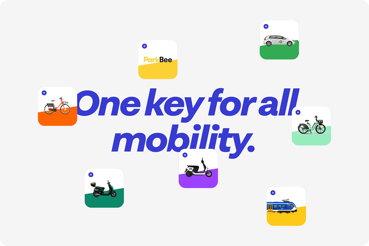 mobility app branding  digital identity Urban city Travel navigation shared
