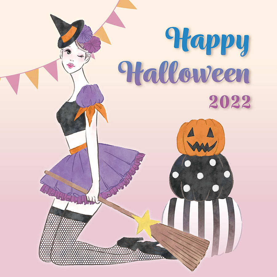 cartoon cute Digital Art  girl Halloween Happy Halloween ILLUSTRATION  kawaii