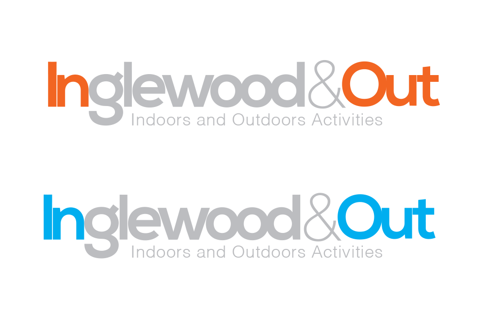 logo inglewood blue orange