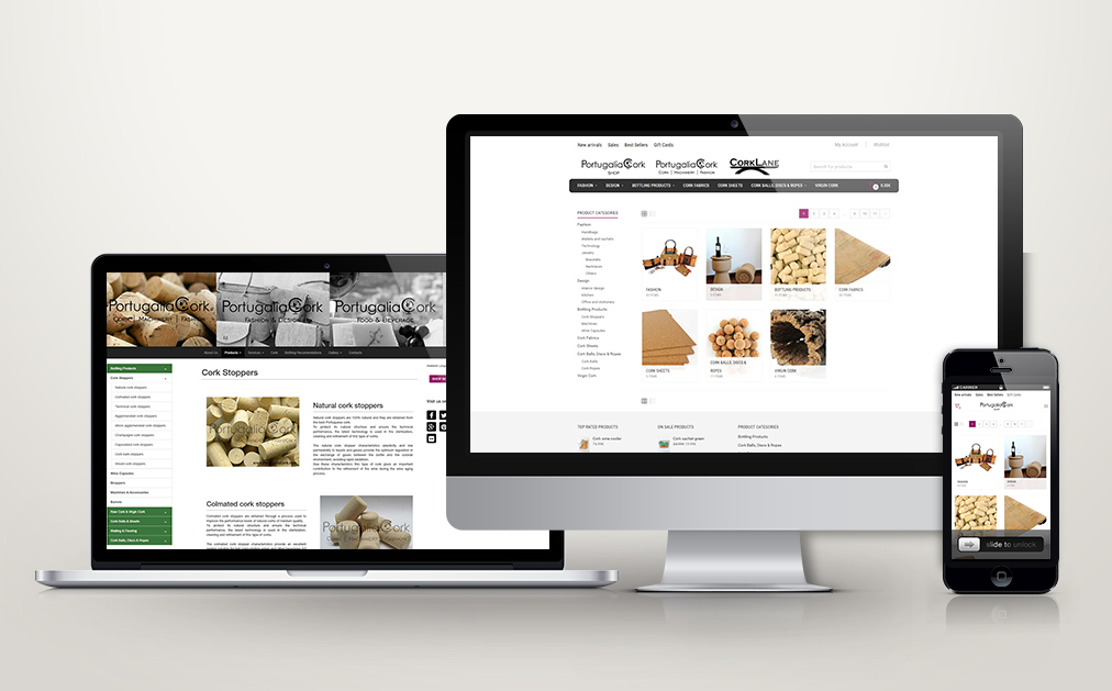 PortugaliaCork webshop shop Website