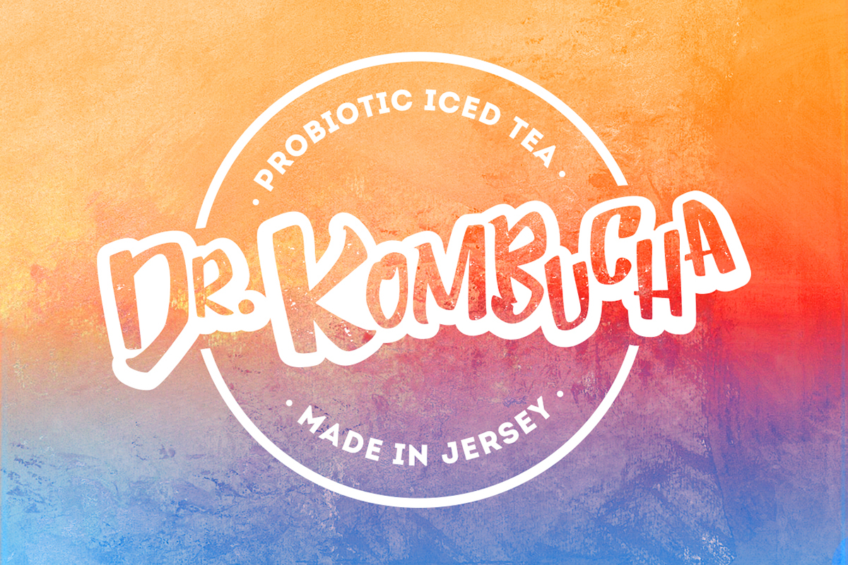 kombucha tea jersey branding  Probiotic Iced Tea
