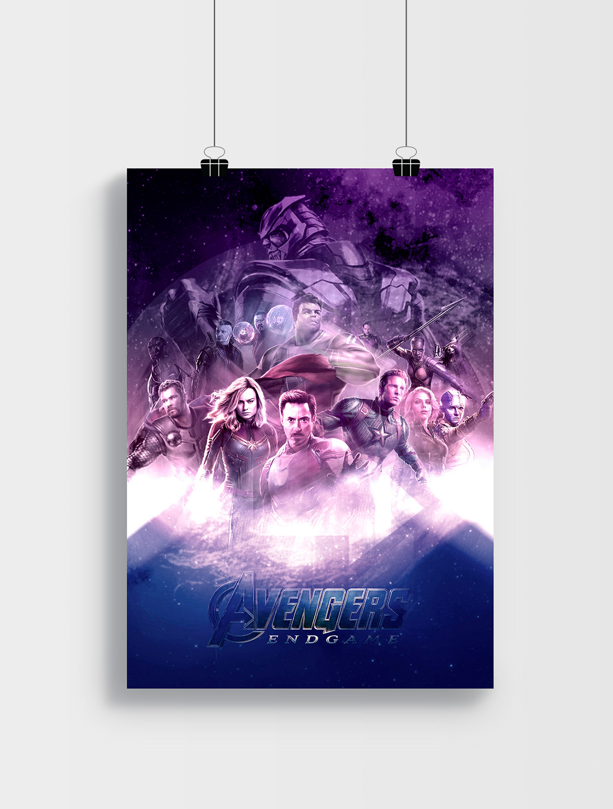 Avengers endgame Thanos ironman Thor capitainamerica Capitainmarvel marvel poster Superheros