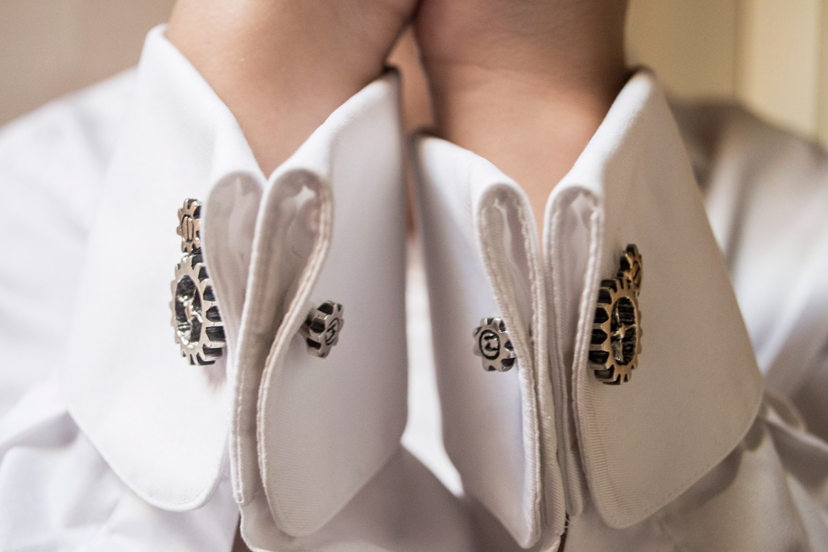 jewelry cufflinks men Gear Style handmade sonjaiglic Unique silver Order designer design