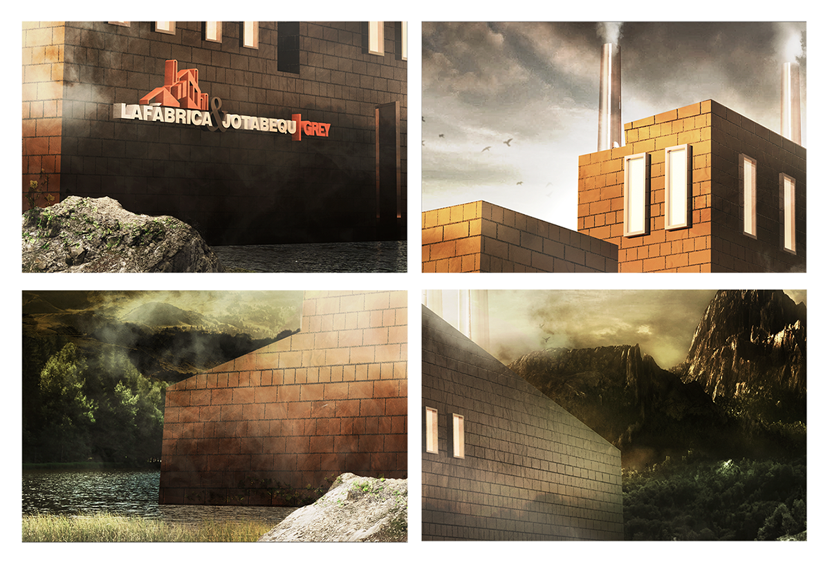 factory 3D Landscape rendering Fabrica agencia grey jotabequ