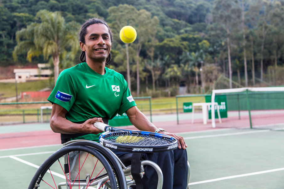 branding  paralympic rio 2016 Paralímpico ymanitu tennis cadeira de rodas