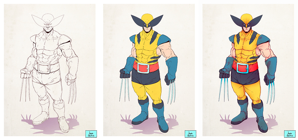 wolverine logan marvel marvel comics Vicente Valentine hq Fan Art commission mutante x-men