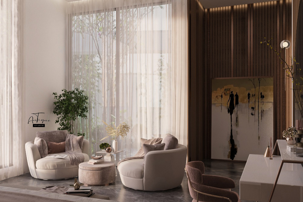 bathroom bedroom dressing interior design  living room luxury Master modern Villa wood
