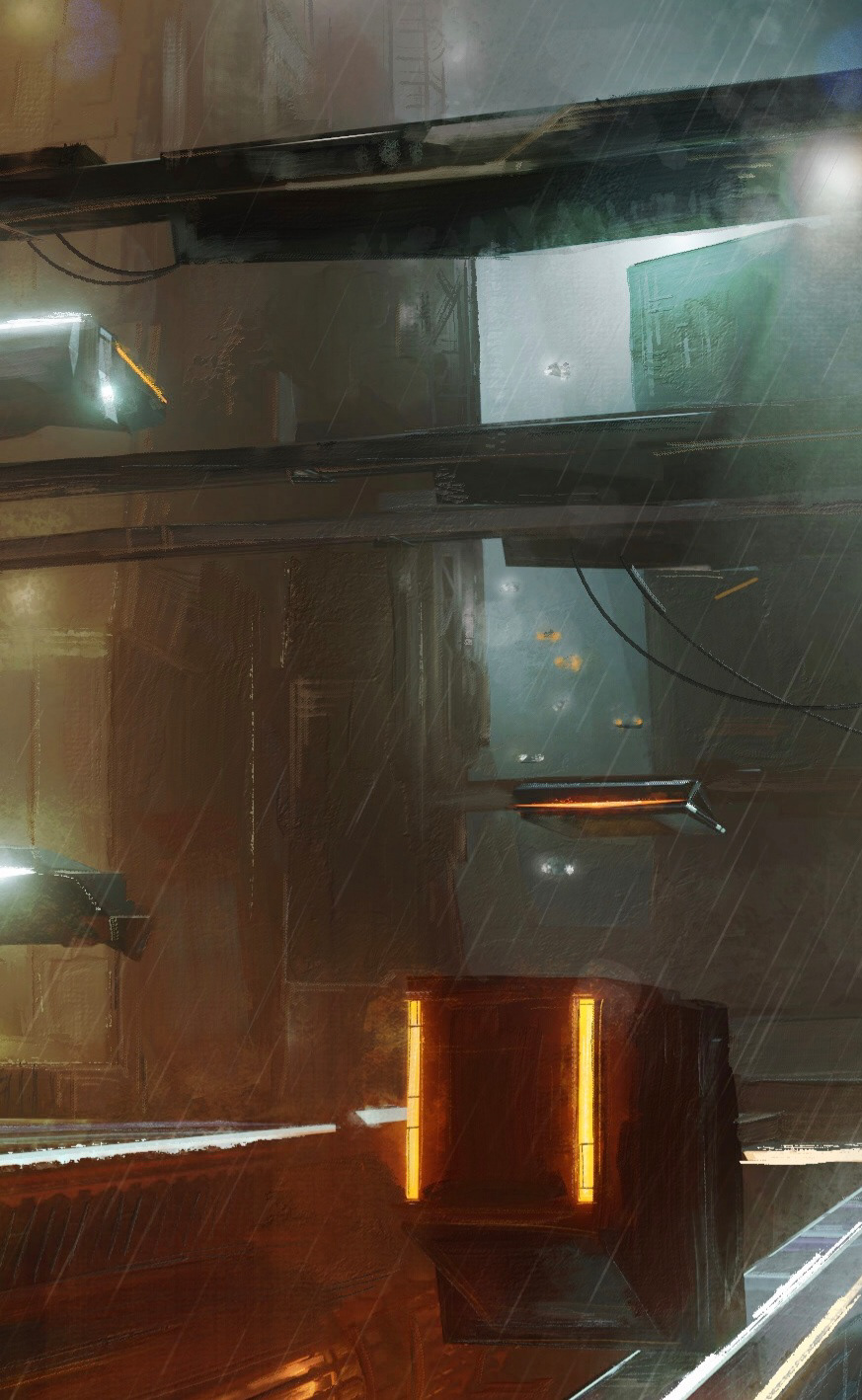 concept Cyberpunk environment Film   future futuristic game sci-fi Scifi