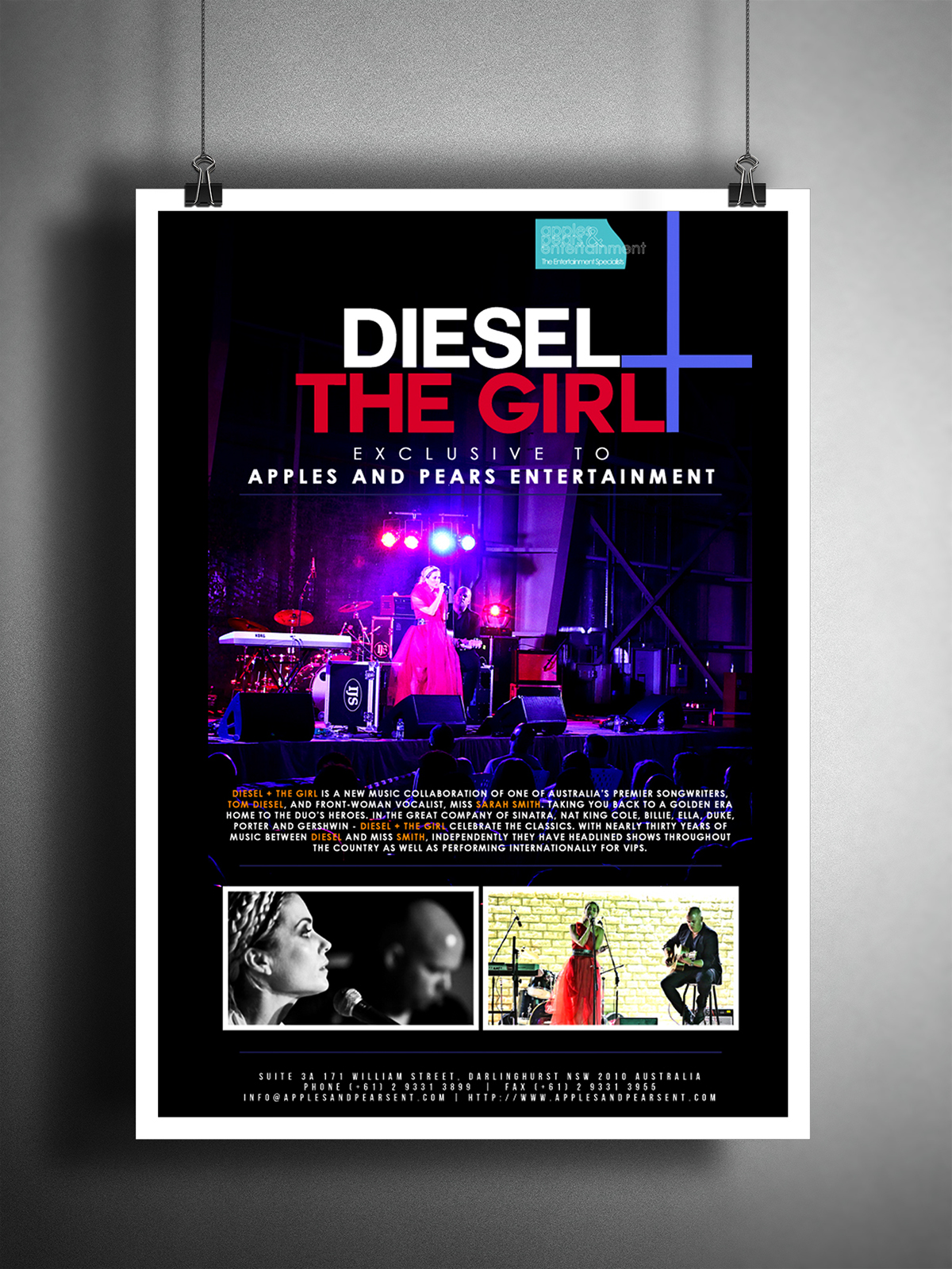 Diesel girl sydney musician Diesel and theGirl