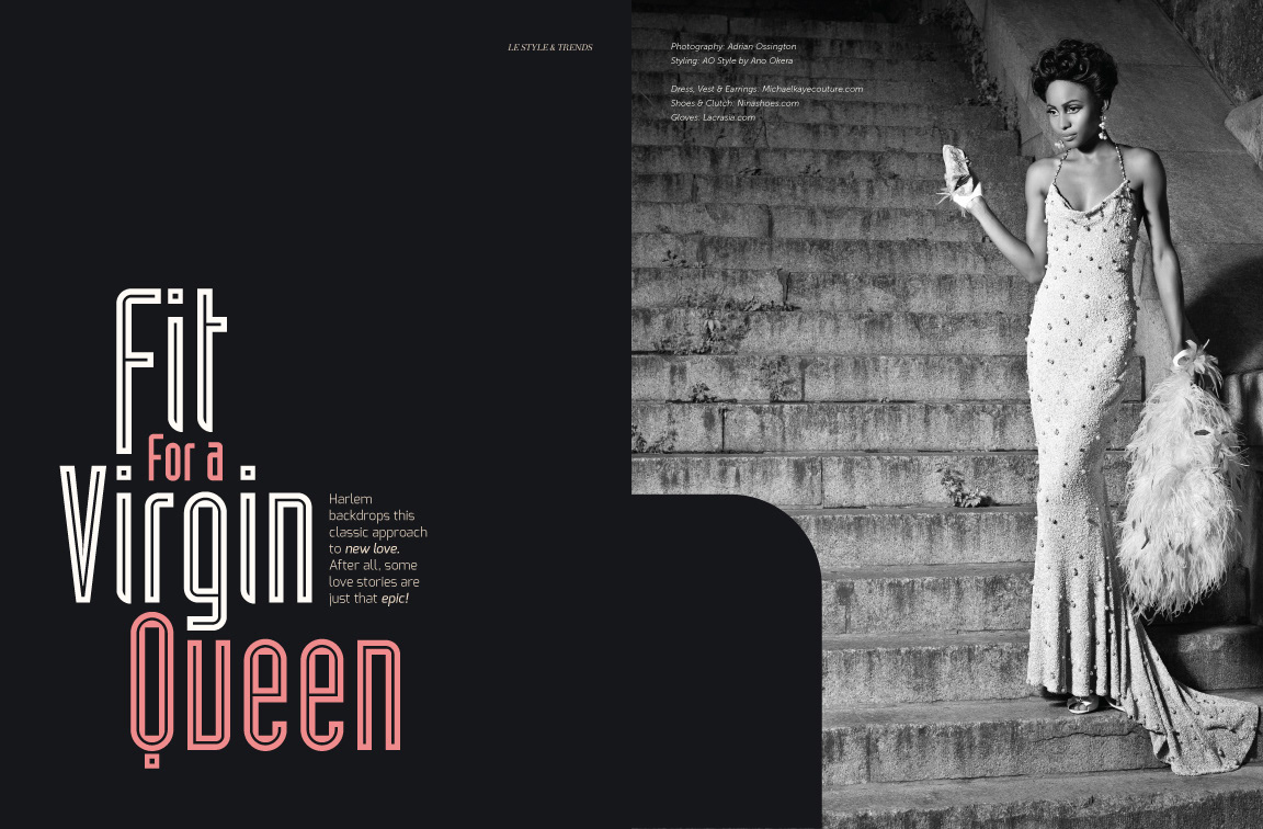 fashion layout editorial Magazine design