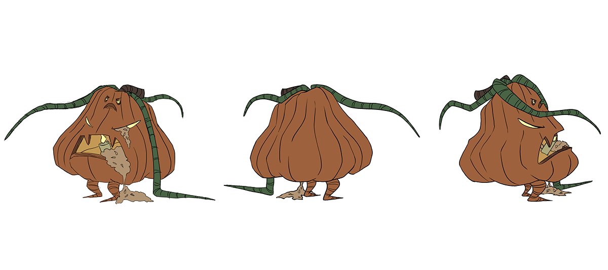 zombie vegetable Character design Animation Pitch turnaround beat board producers pitch