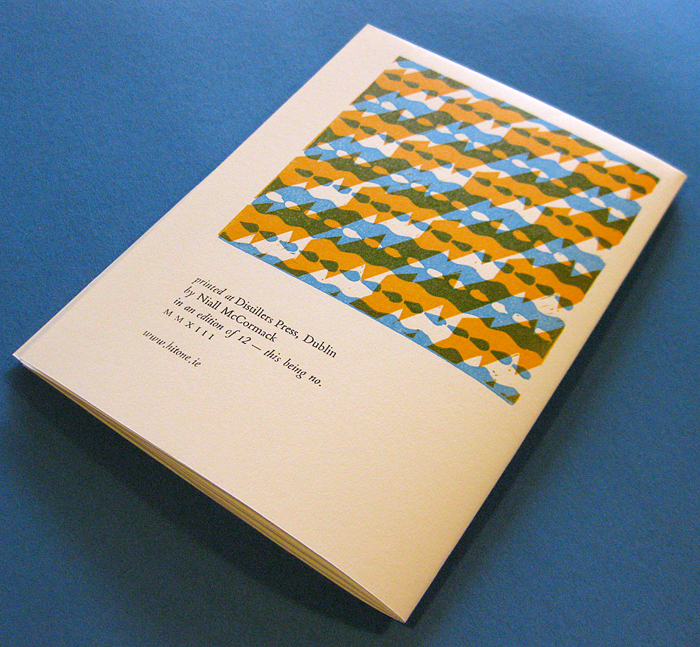 letterpress pattern linocut