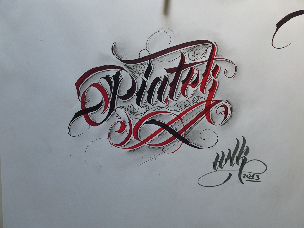 wlk   poland lettering Liternictwo typografia calligraffiti tattoo Handstyle