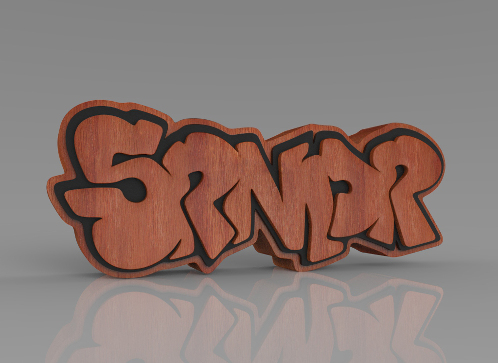 SRNDR tag 3D Render