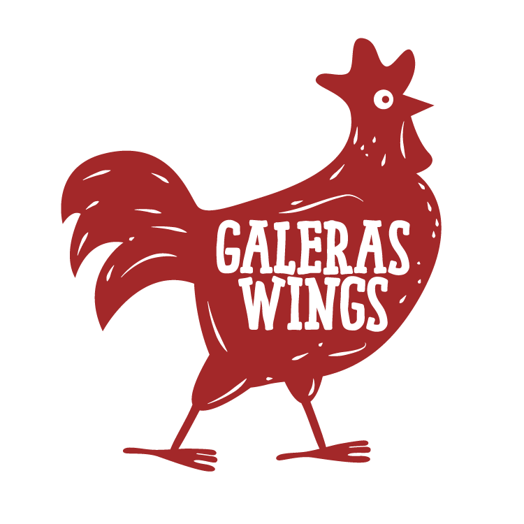 branding  design diseño diseño gráfico Galeras graphic design  logo logo corpóreo Rooster wings
