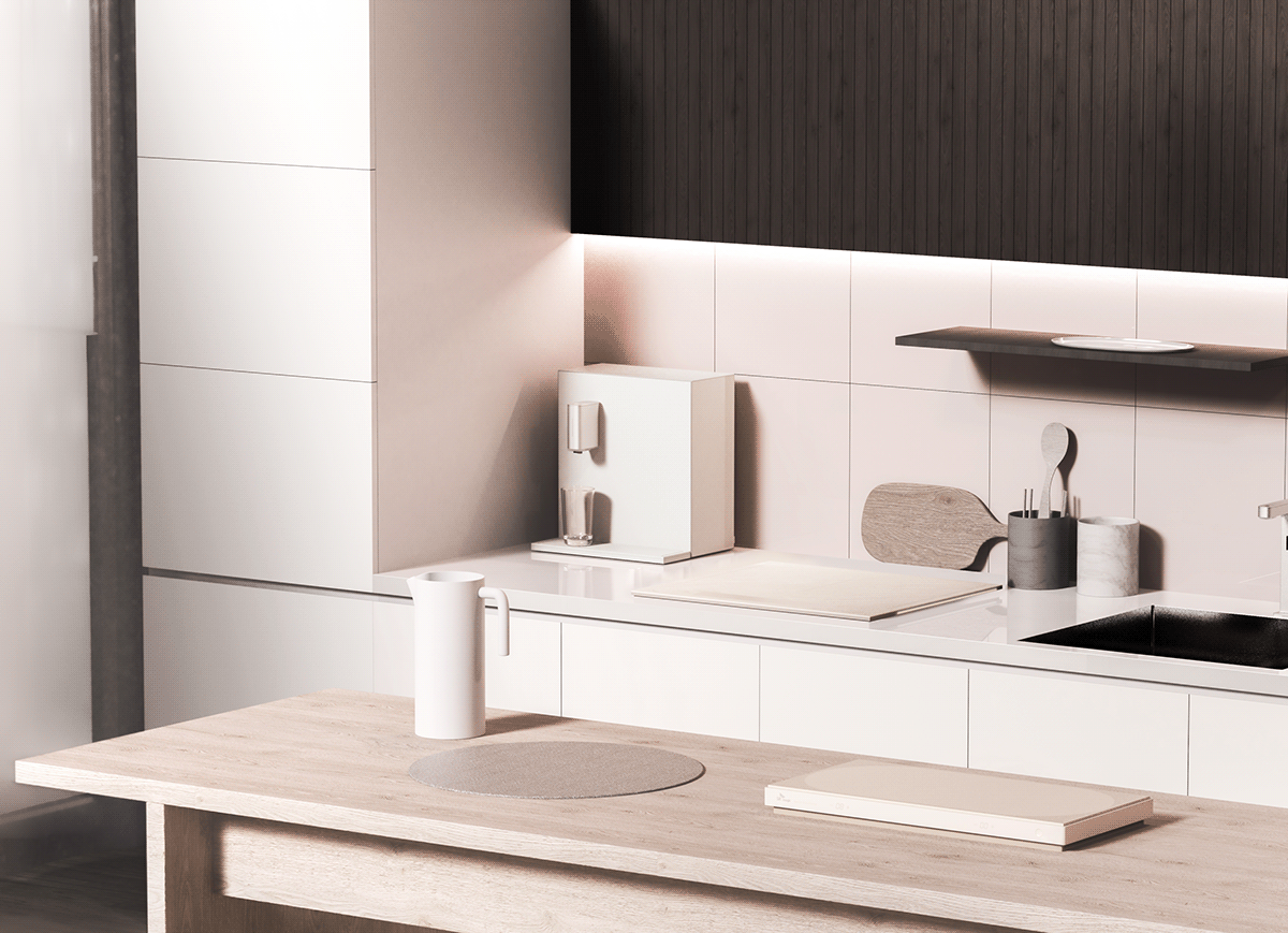 appliances brand identity design identity minimal natural monochrome product design  purifier SK Magic SWNA 이석우