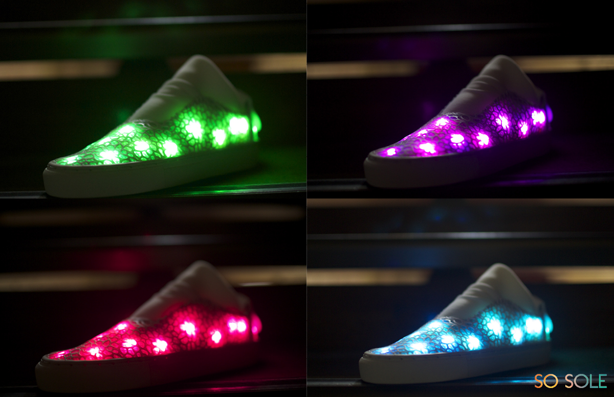 sneakers communication led design light app