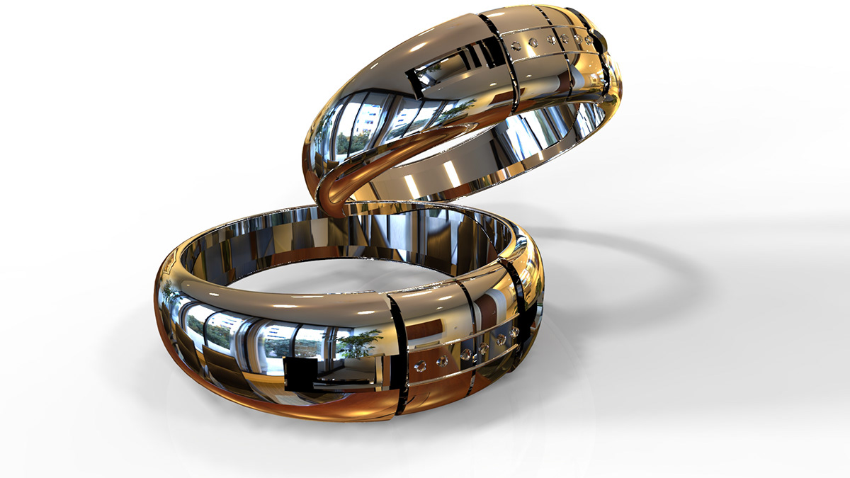 bracelet product jewellary 3DDesign rendering