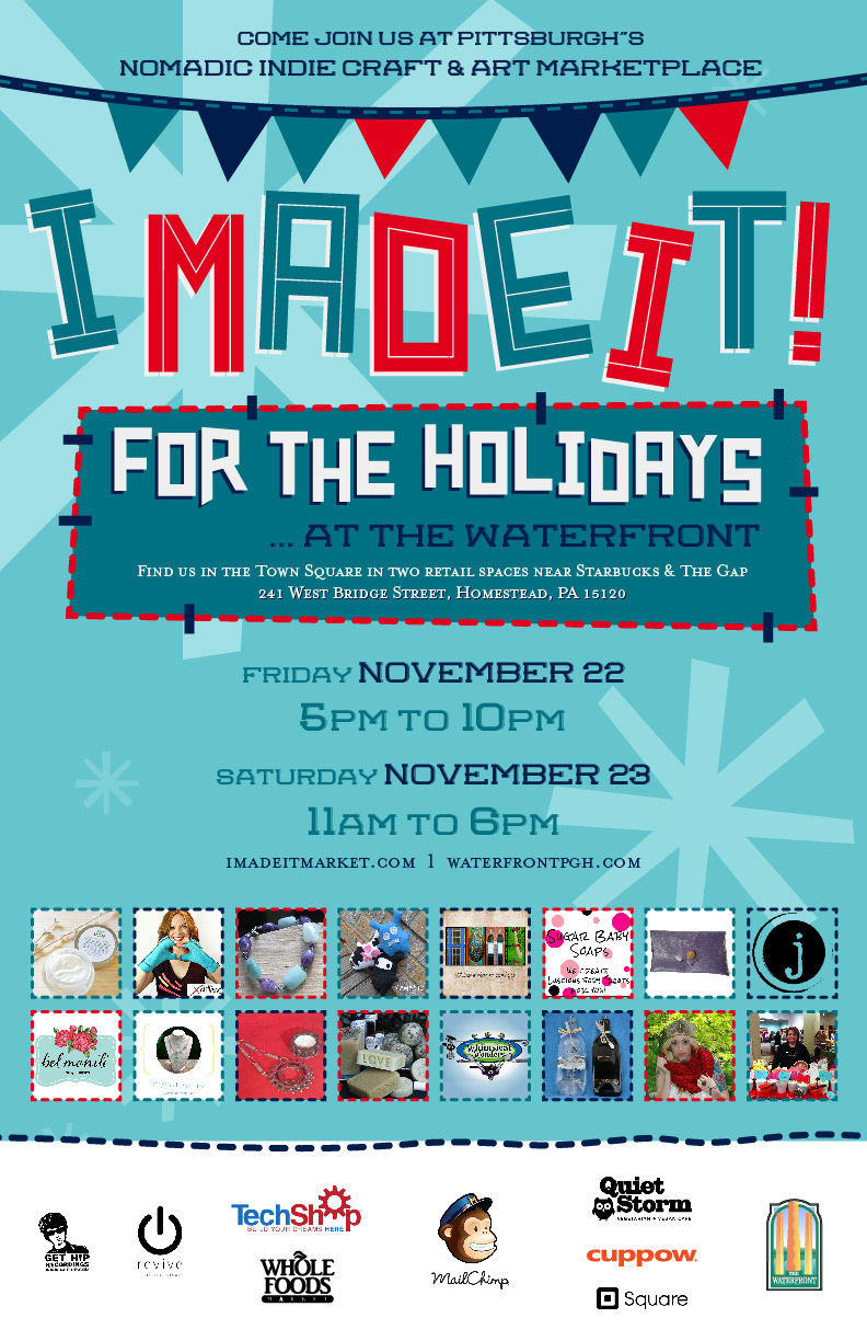 posters holidays Christmas Halloween craft Marketplace market i made it Pittsburgh