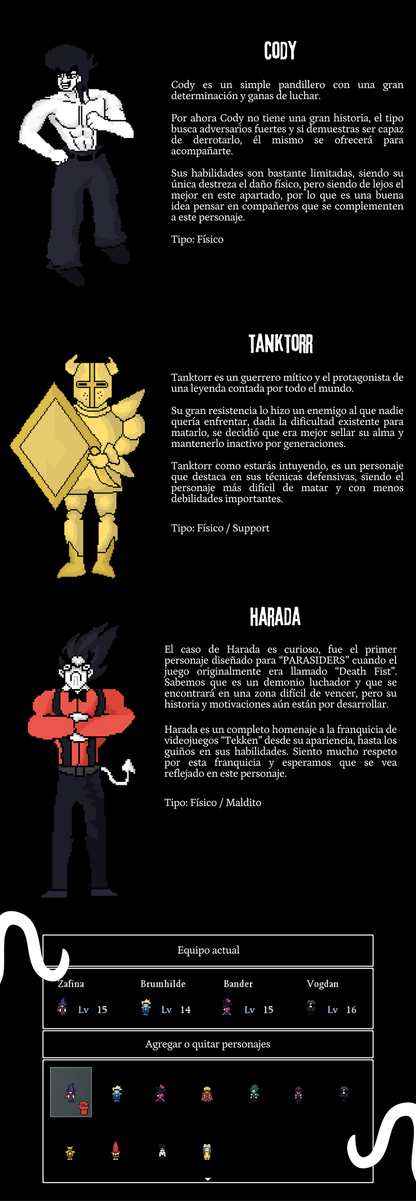 game design  chilean Character design  rpg character Videogames branding  merchandising geek Pixel art ILLUSTRATION 