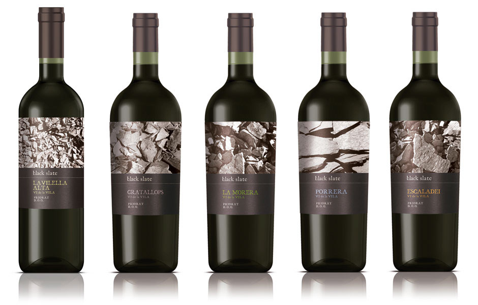 blackslatewines prioratwines europeancellars wine winelabelling spanishwine graphicdesign girafadigital
