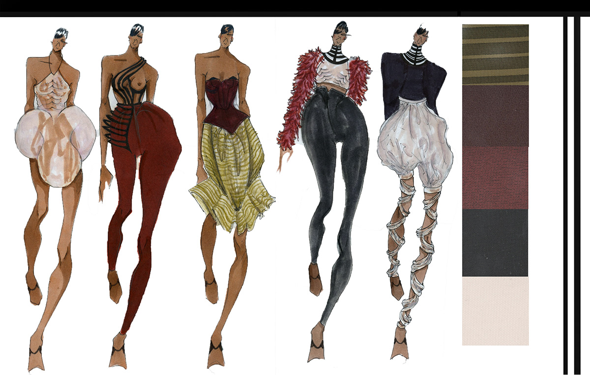 Self Designed Clothing concepts swatches collections