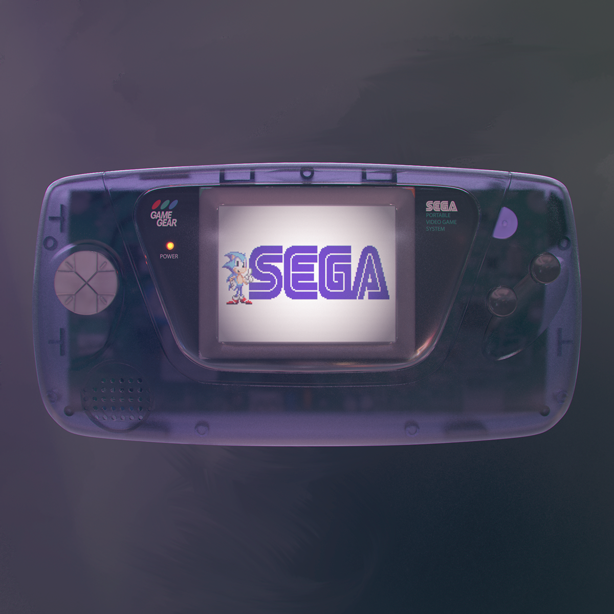 SEGA product design  digital render game gear industrial design 