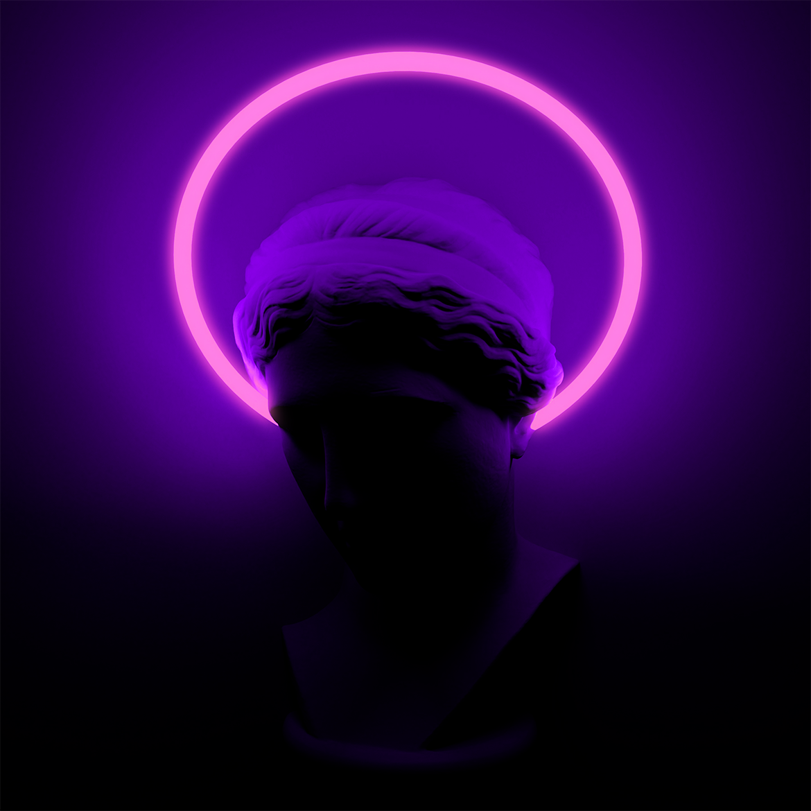 3D club Cyberpunk glow light neon Synthwave UV vaporwave vibrant