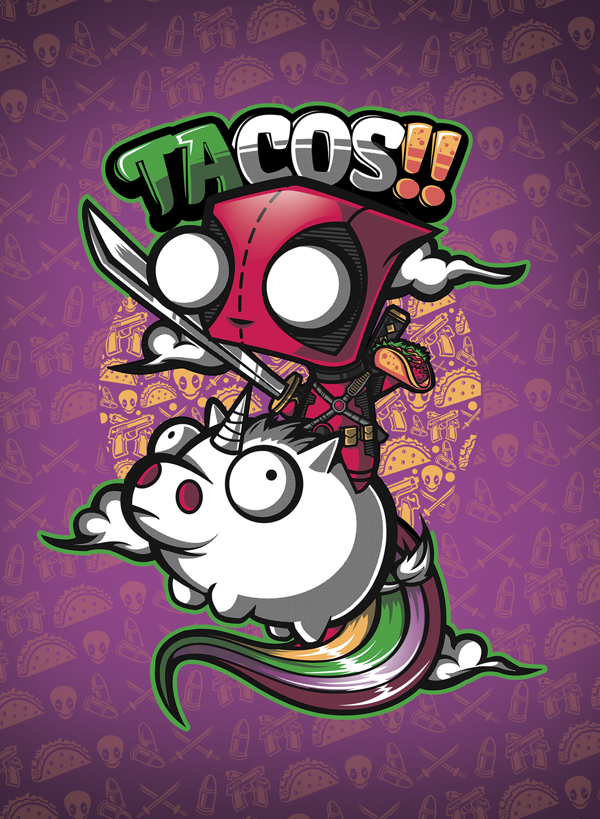 Tacos deadpool gir mashup
