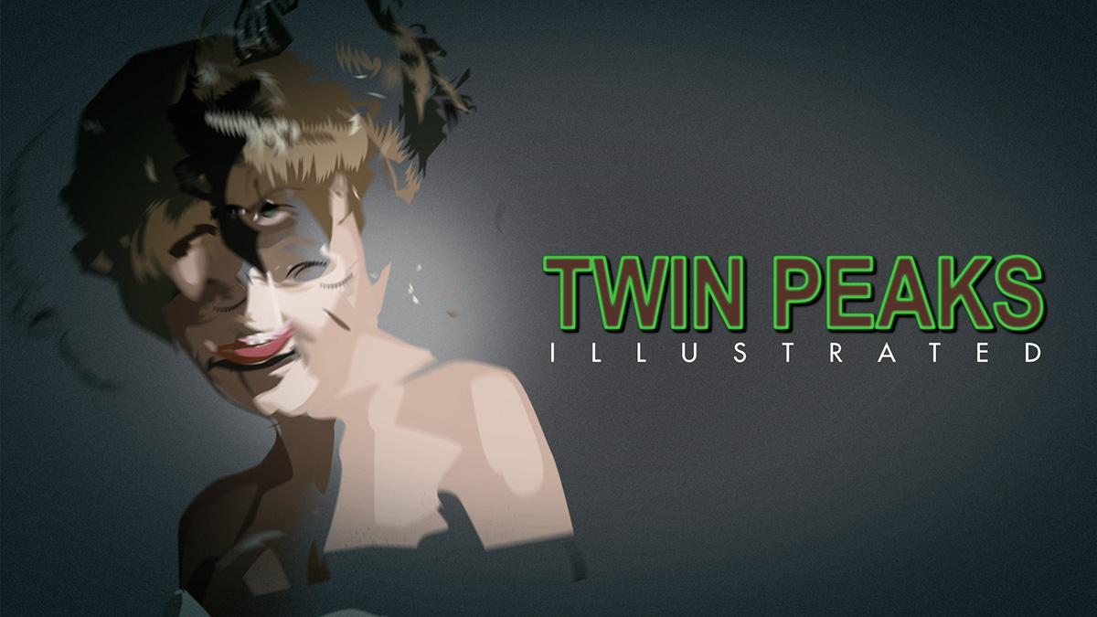 twin peaks Twin Peaks Illustrated David Lynch  Illustration alternative tv show Serie Mark Frost dale cooper agent special Bob