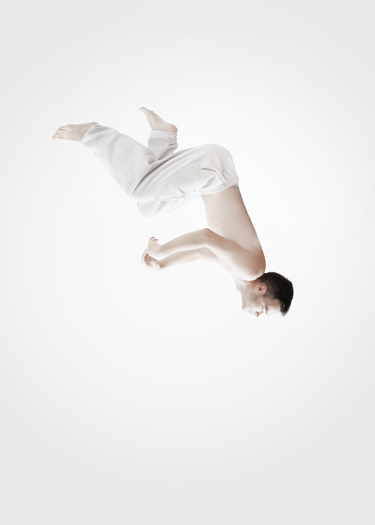 floating  gravity Isolated humans White smooth levitation lebeges dreams art